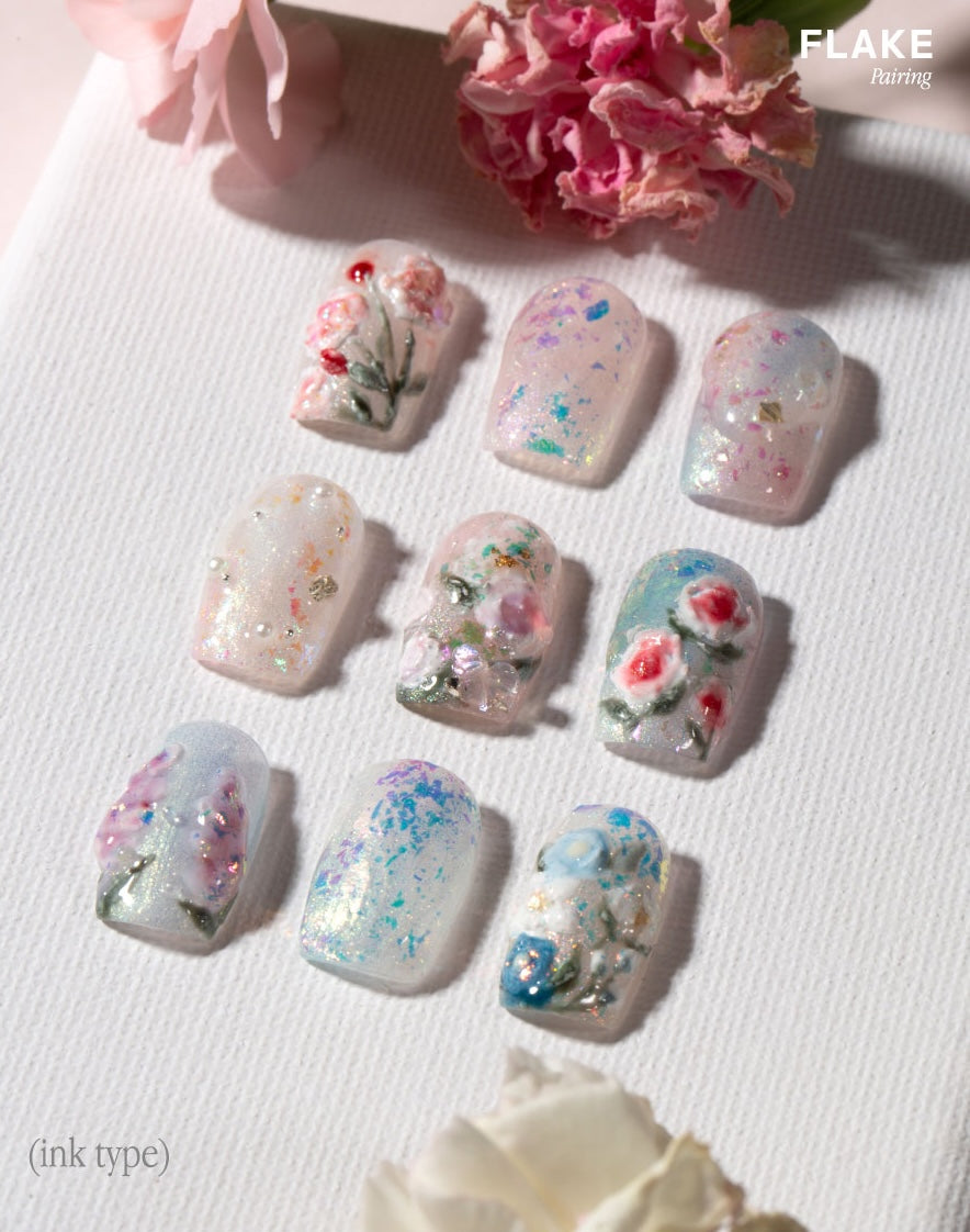 I'ZEMI Flower Shower Flake Pairing Art Inks