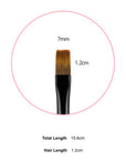 DIAMI Gra Flat #14 Brush
